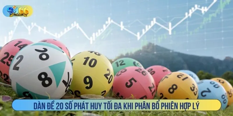 Dàn đề 20 số phát huy tối đa khi phân bổ phiên hợp lý