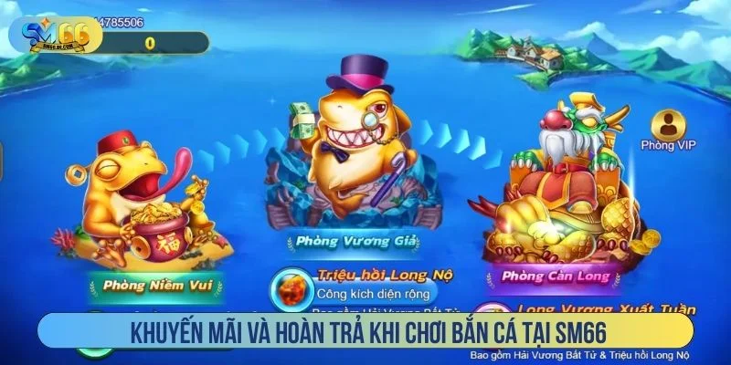Sảnh bắn cá có đa dạng ưu đãi mỗi ngày